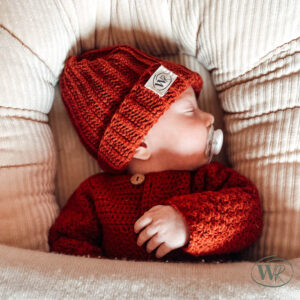 Babymuts roestkleurig