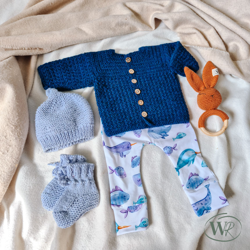 Baby outfit walvis